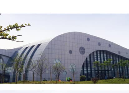 嵊州会议中心外景网架工程
